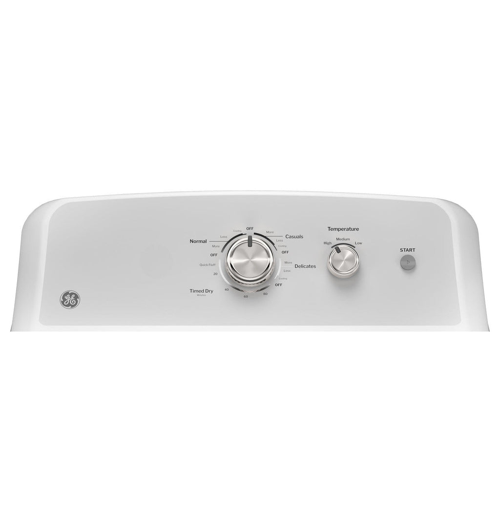GE GE® 7.2 cu. ft. Capacity Gas Dryer with Up To 120 ft. Venting and Reversible Door
