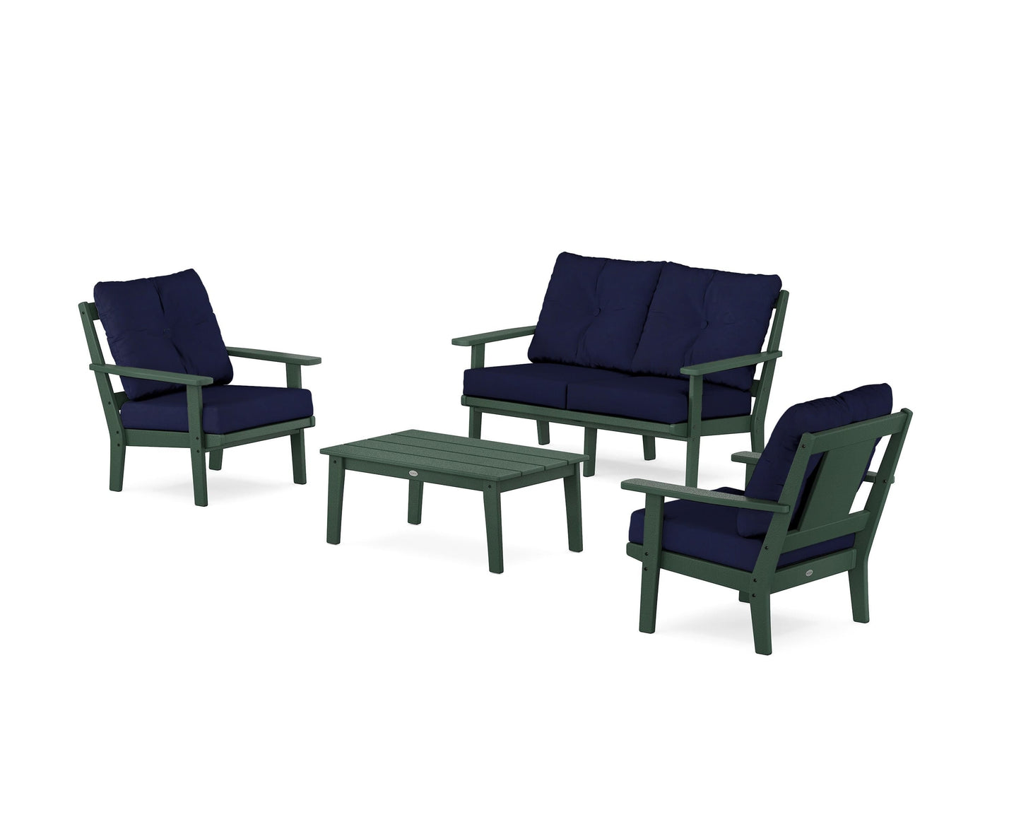 Prairie 4-Piece Deep Seating Set with Loveseat