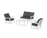 Chippendale 4-Piece Deep Seating Set with Loveseat