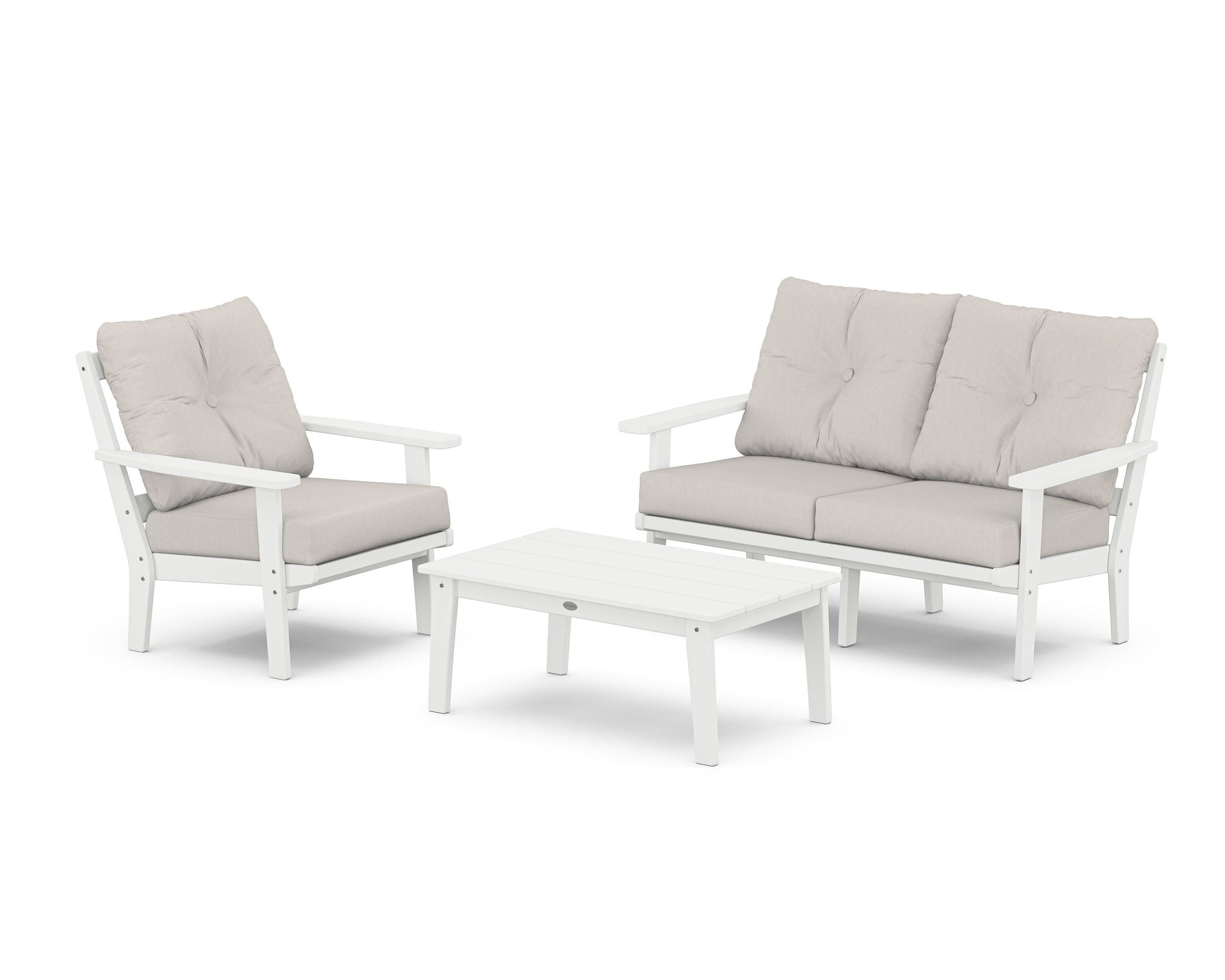 Prairie 3-Piece Deep Seating Set with Loveseat