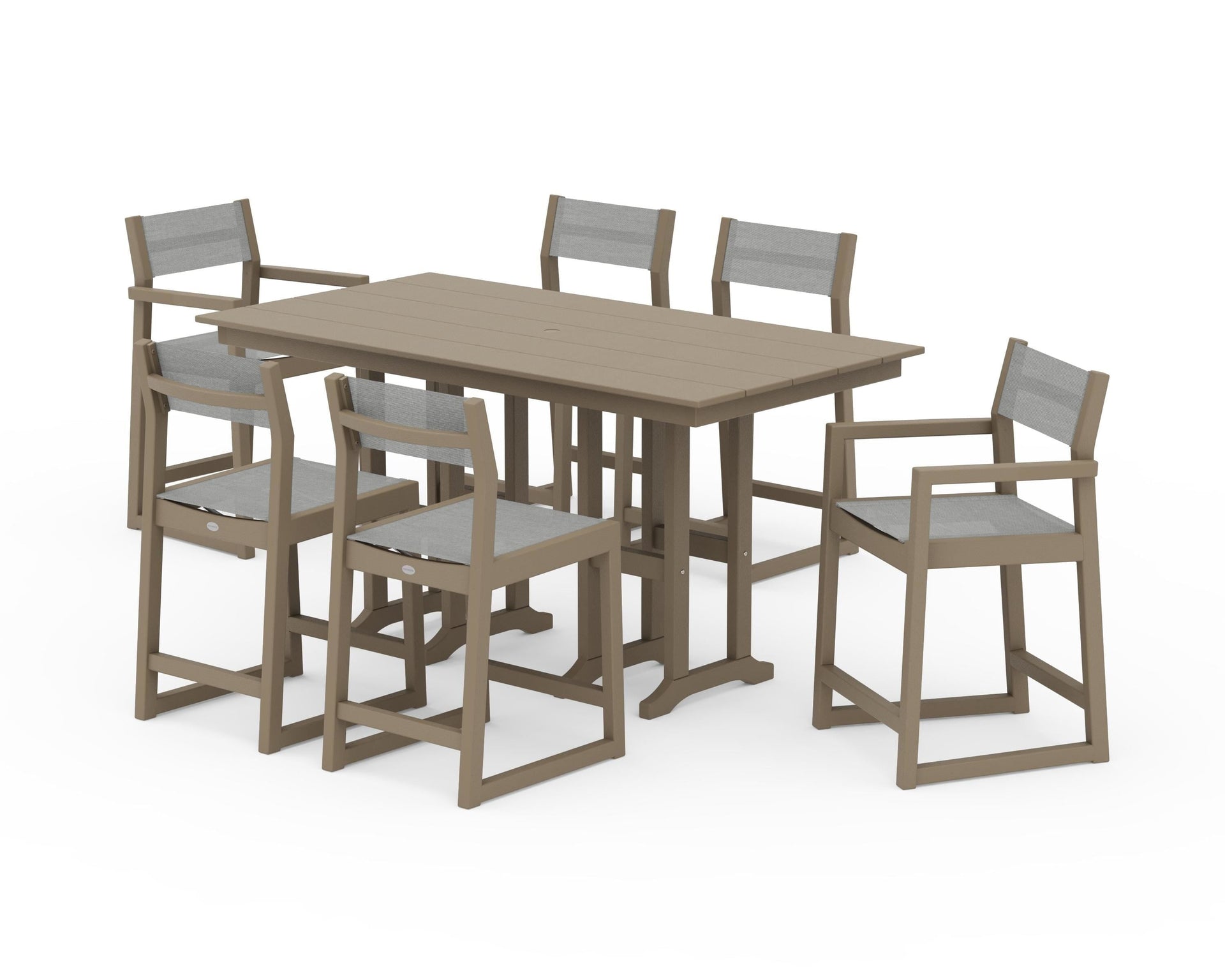 EDGE Sling 7-Piece Farmhouse Counter Set
