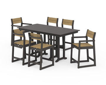 EDGE Sling 7-Piece Farmhouse Counter Set
