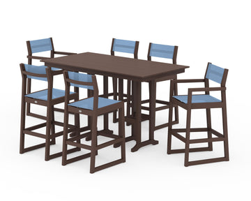 EDGE Sling 7-Piece Farmhouse Bar Set