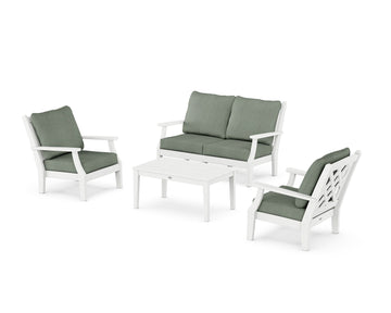 Wovendale 4-Piece Deep Seating Set with Loveseat