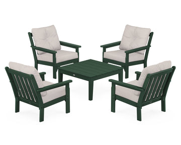 Vineyard 5-Piece Deep Seating Conversation Set