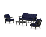 Prairie 4-Piece Deep Seating Set with Sofa