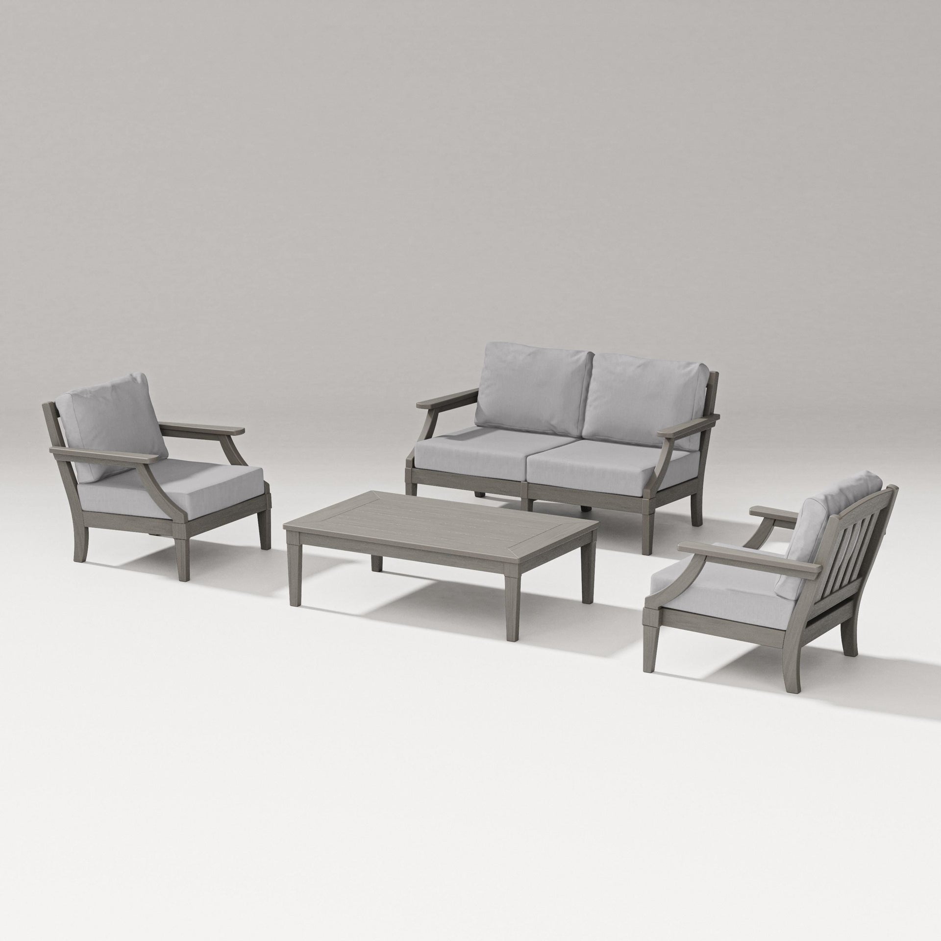 Estate Lounge 4-Piece Loveseat Set