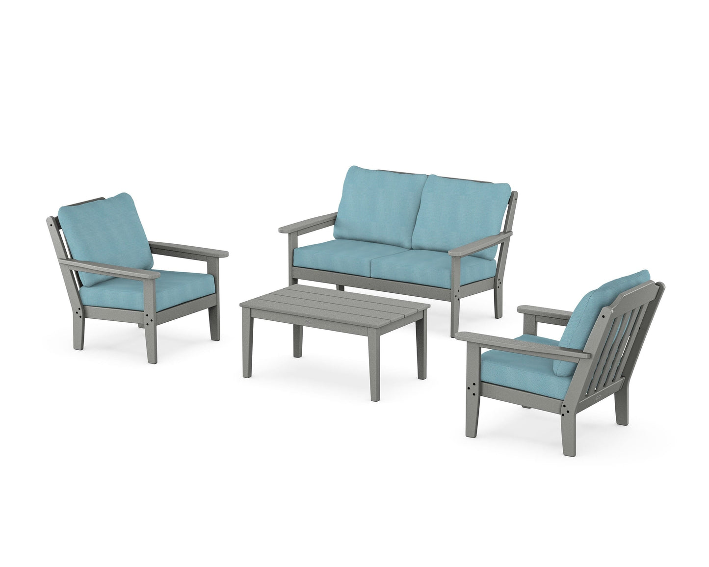 Cottage 4-Piece Deep Seating Set with Loveseat