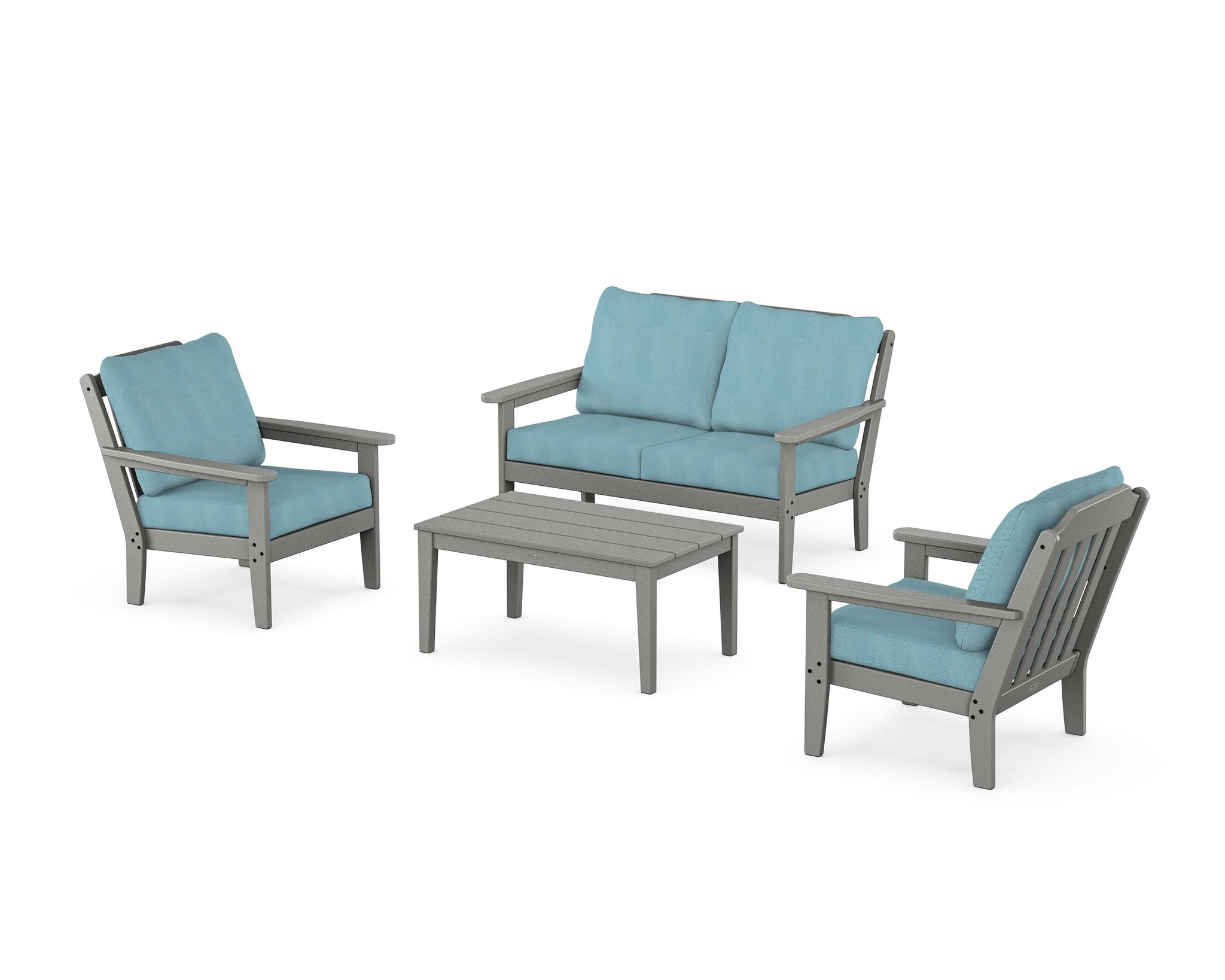 Cottage 4-Piece Deep Seating Set with Loveseat