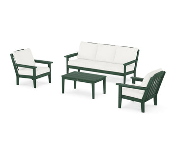 Cottage 4-Piece Deep Seating Set with Sofa