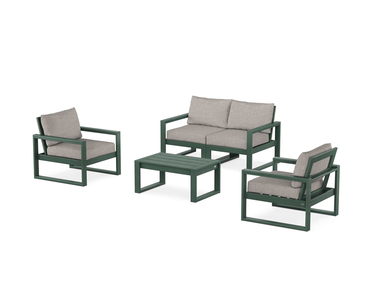 EDGE Sectional 4-Piece Deep Seating Set with Loveseat
