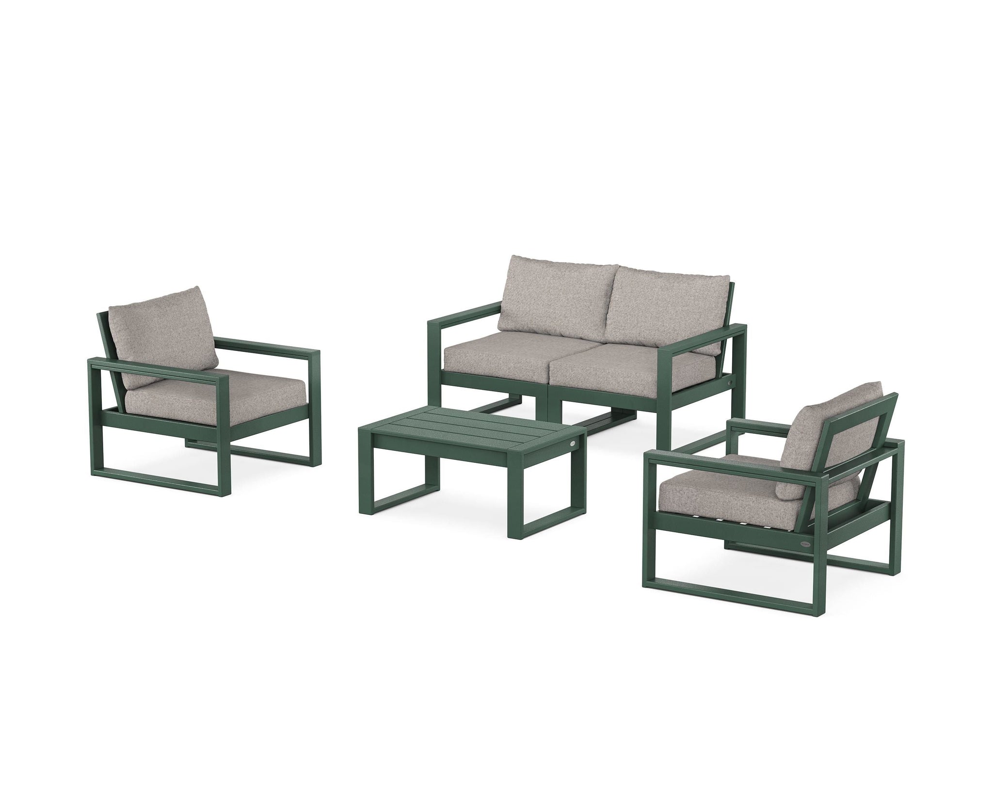 EDGE Sectional 4-Piece Deep Seating Set with Loveseat
