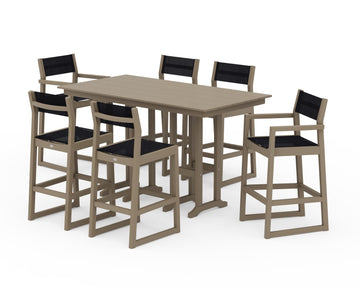 EDGE Sling 7-Piece Farmhouse Bar Set