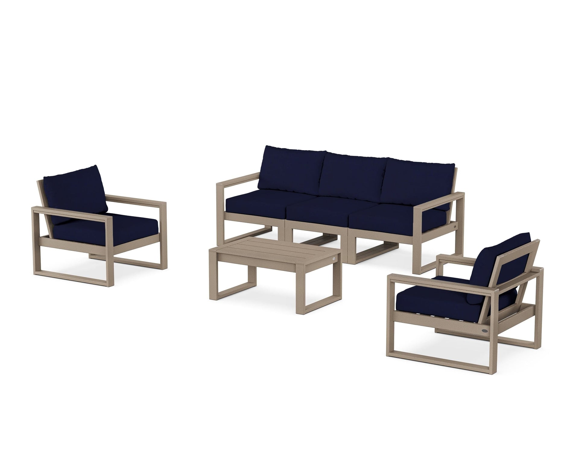 EDGE Sectional 4-Piece Deep Seating Set with Sofa