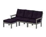 Vineyard 4-Piece Sectional with Ottoman