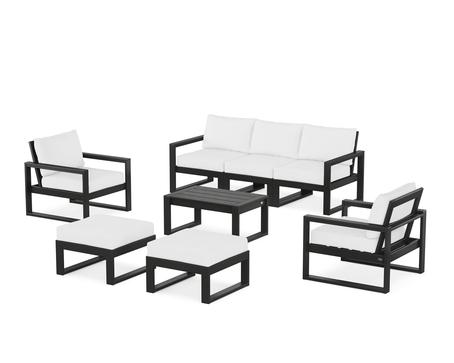 EDGE Sectional 8-Piece Lounge Sofa Set