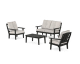 Mission 4-Piece Deep Seating Set with Loveseat