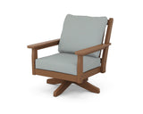 Chippendale Deep Seating Swivel Chair