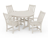 Vineyard 5-Piece Round Farmhouse Dining Set
