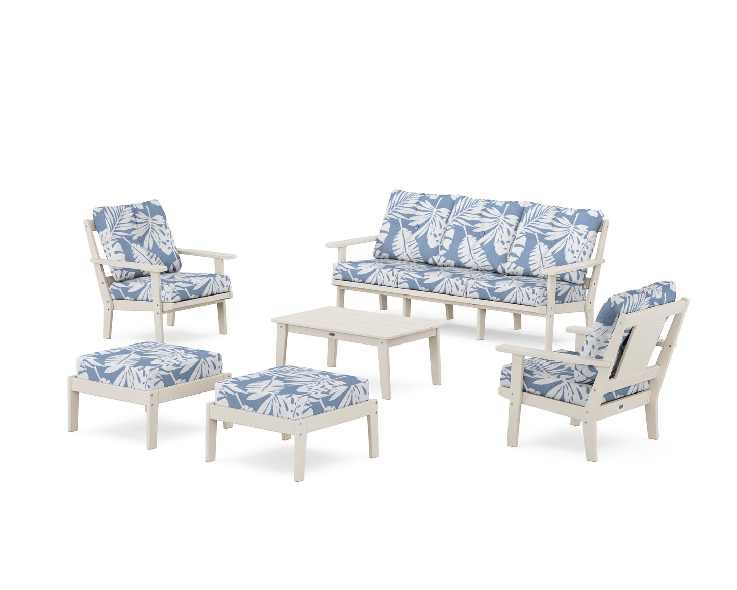 Prairie 6-Piece Lounge Sofa Set