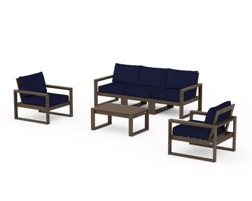 EDGE Sectional 4-Piece Deep Seating Set with Sofa