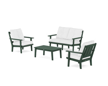 Oxford 4-Piece Deep Seating Set with Loveseat