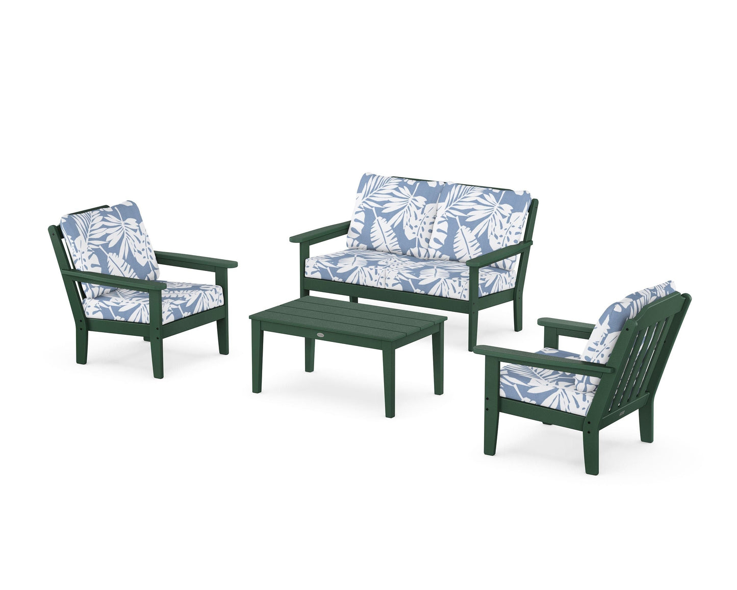 Cottage 4-Piece Deep Seating Set with Loveseat