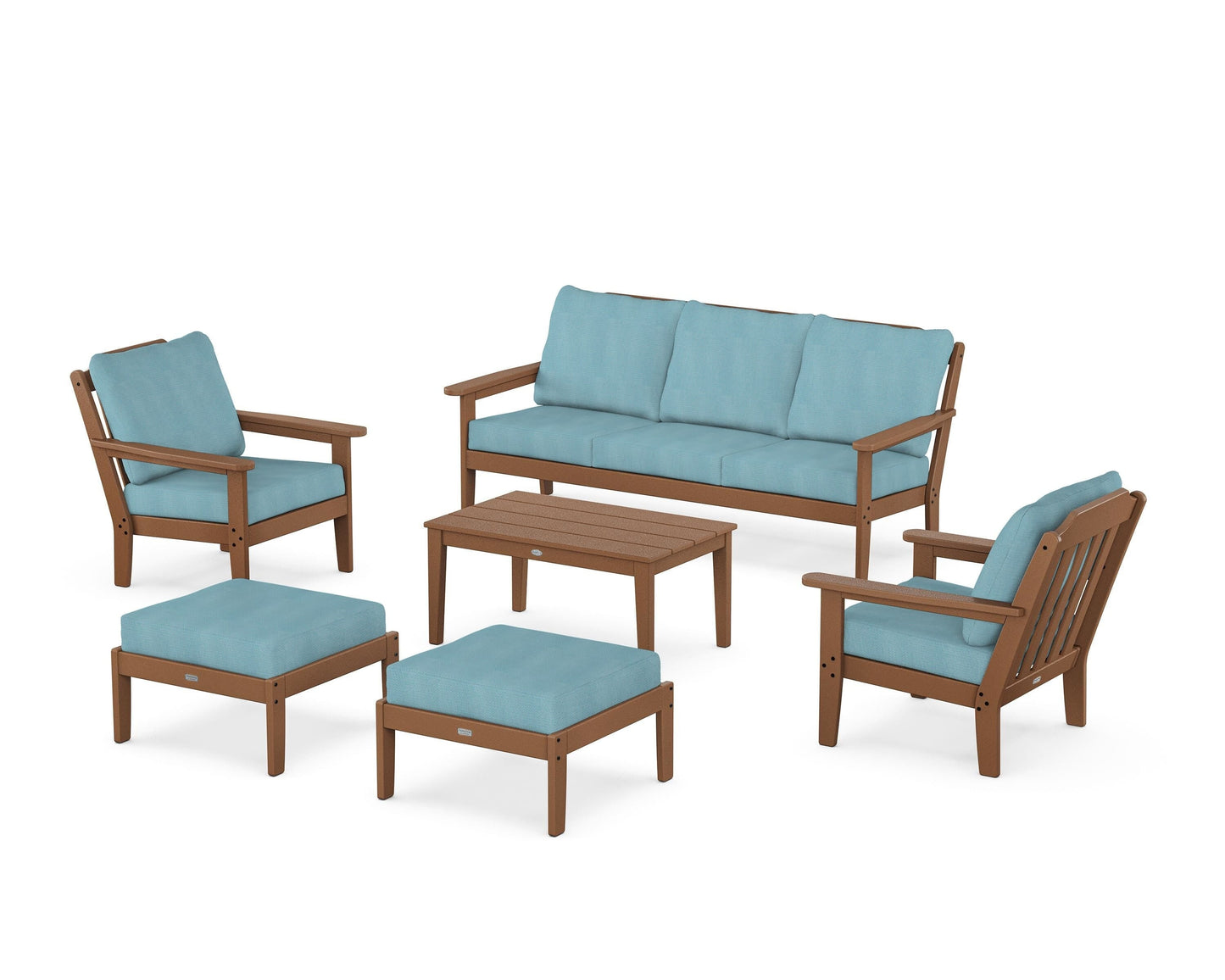 Cottage 6-Piece Lounge Sofa Set