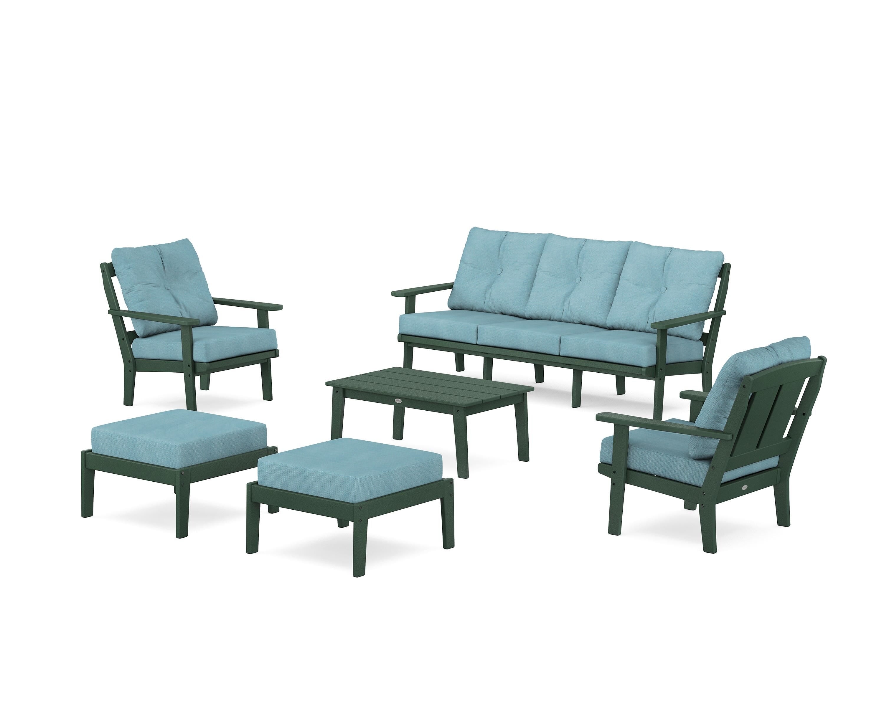 Mission 6-Piece Lounge Sofa Set
