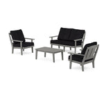 Mission 4-Piece Deep Seating Set with Loveseat