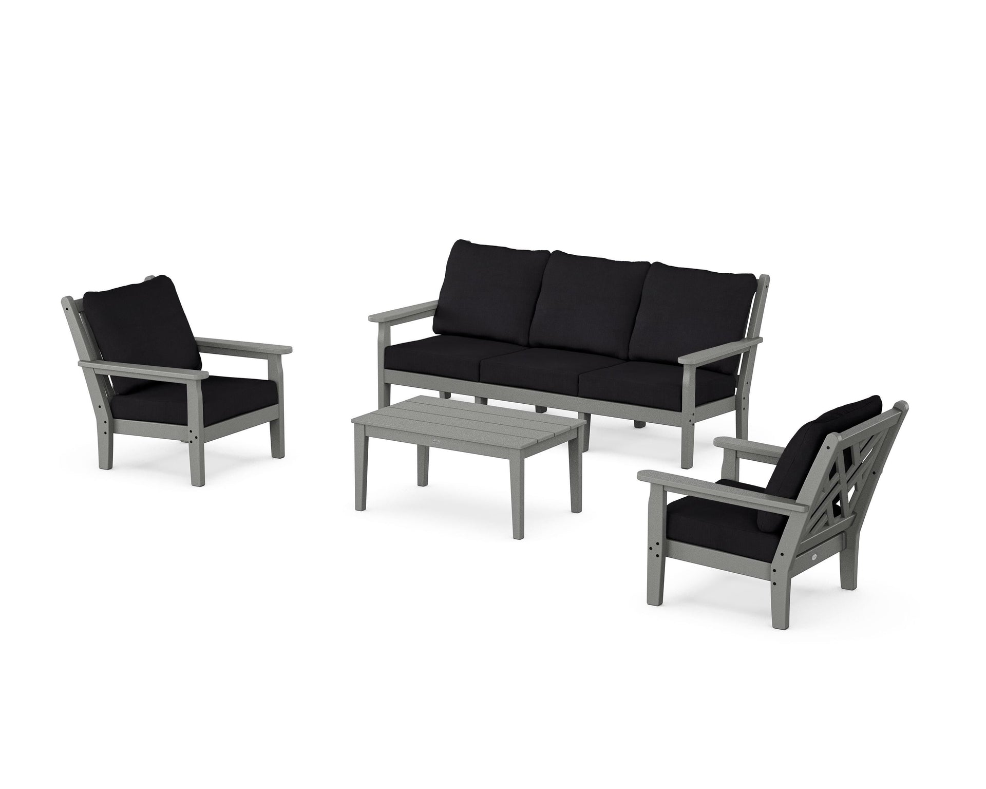 Chippendale 4-Piece Deep Seating Set with Sofa