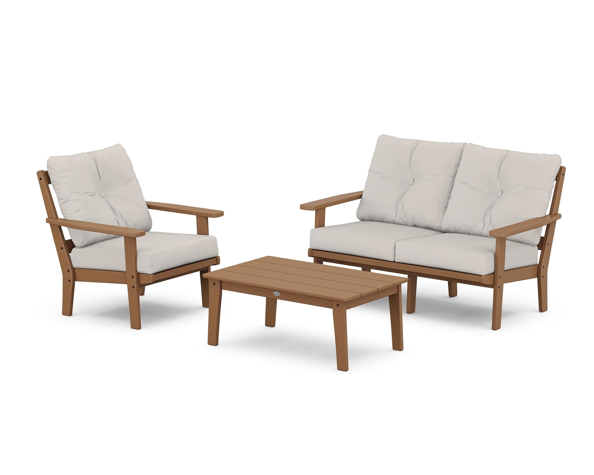 Prairie 3-Piece Deep Seating Set with Loveseat