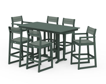 EDGE Sling 7-Piece Farmhouse Bar Set