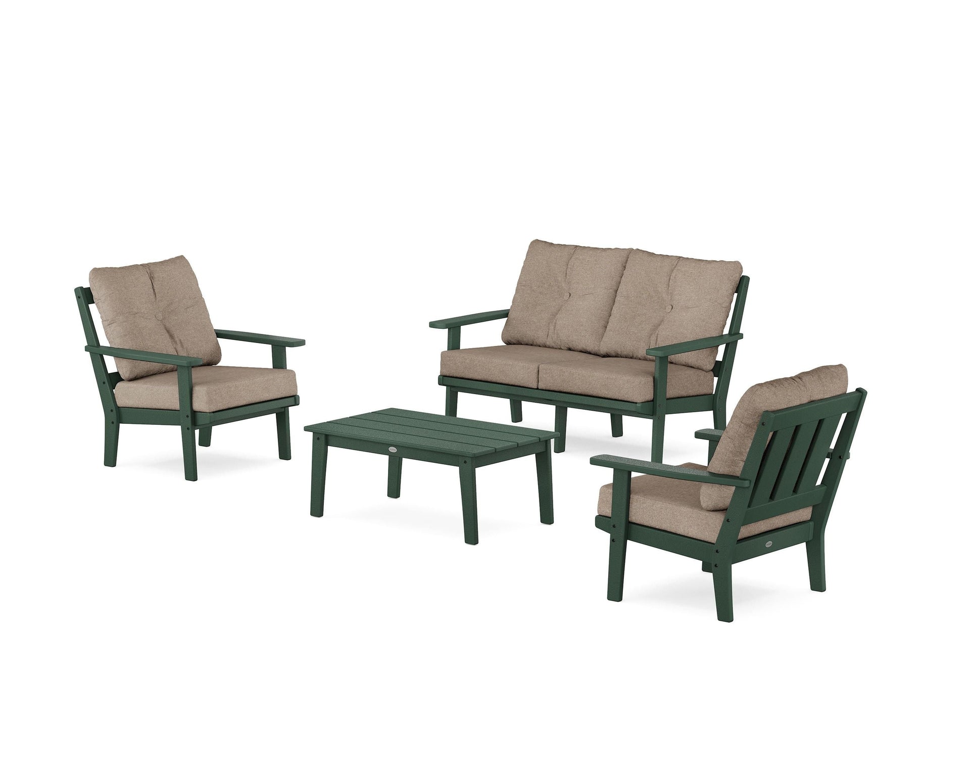 Oxford 4-Piece Deep Seating Set with Loveseat