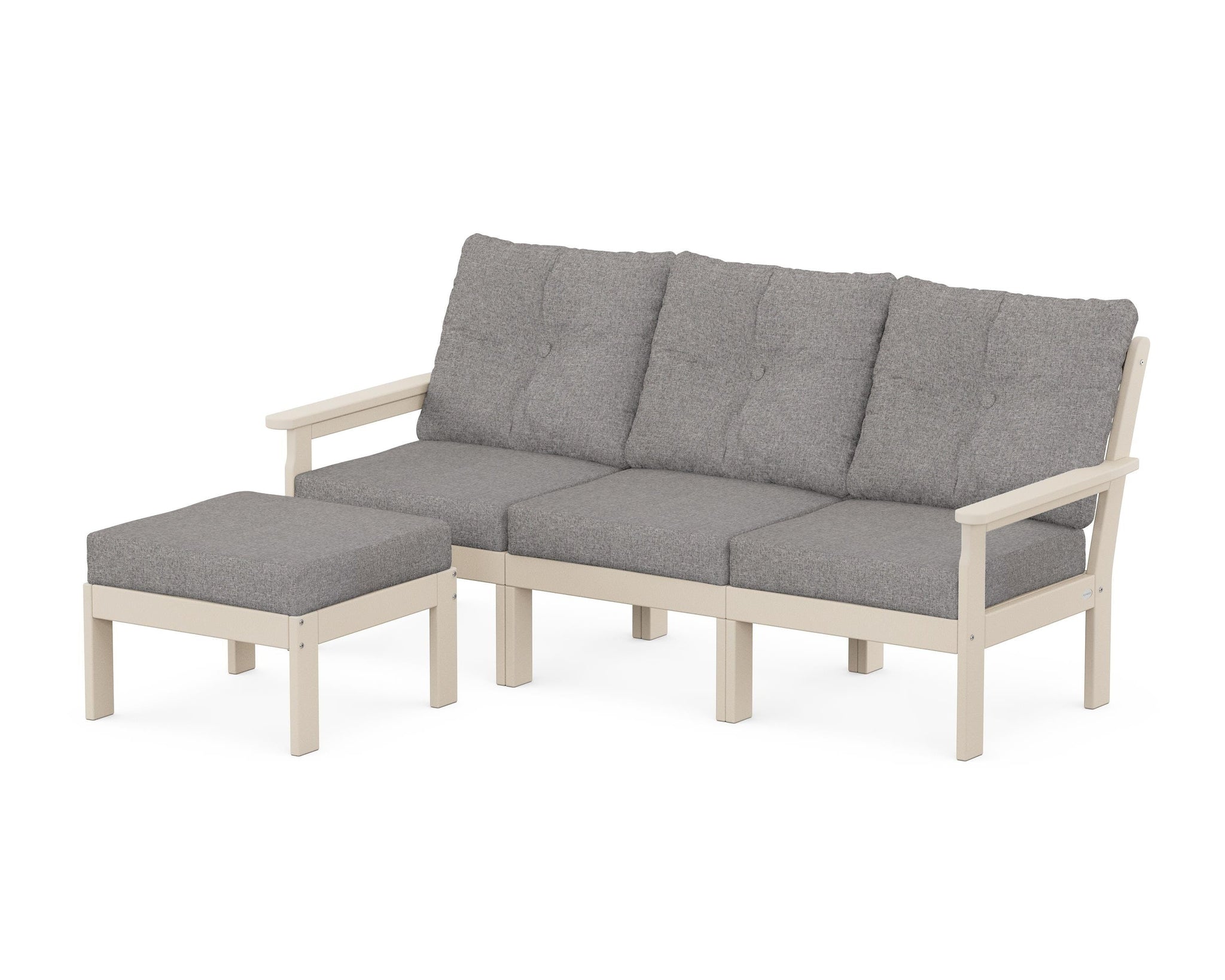 Vineyard 4-Piece Sectional with Ottoman
