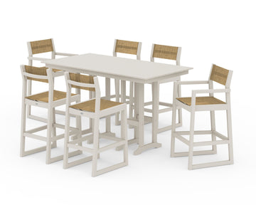 EDGE Sling 7-Piece Farmhouse Bar Set