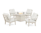 Prairie 5-Piece Deep Seating Set with Fire Pit Table