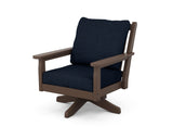 Chippendale Deep Seating Swivel Chair