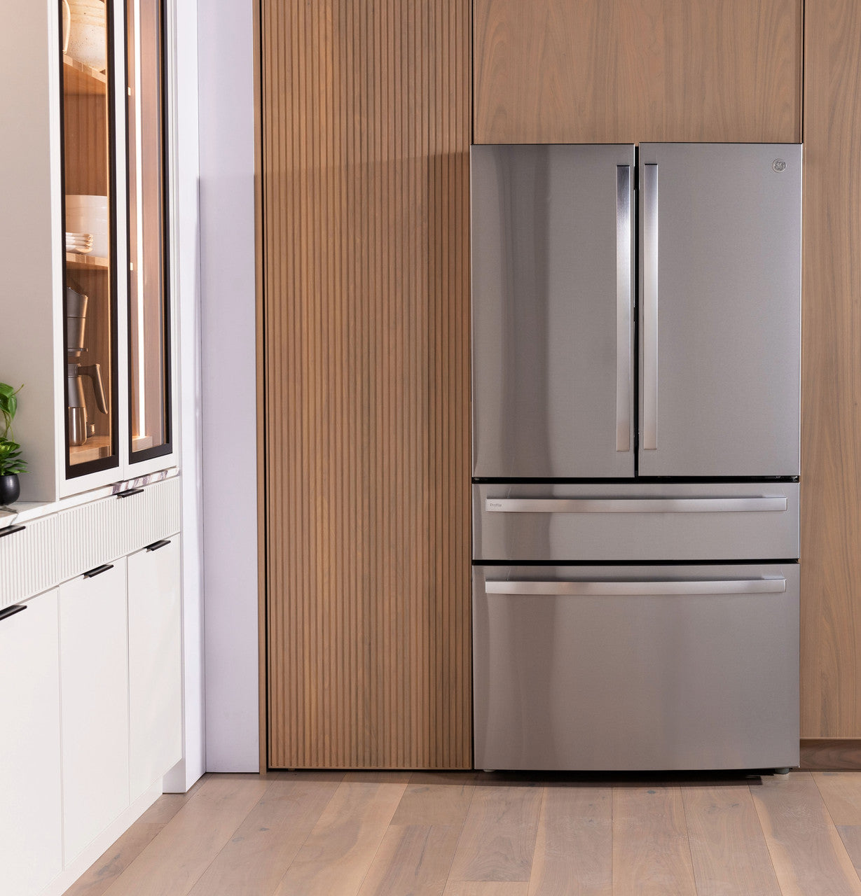 GE Profile™ ENERGY STAR® 28.7 Cu. Ft. Smart Fingerprint Resistant 4-Door French-Door Refrigerator With Dual-Dispense AutoFill Pitcher