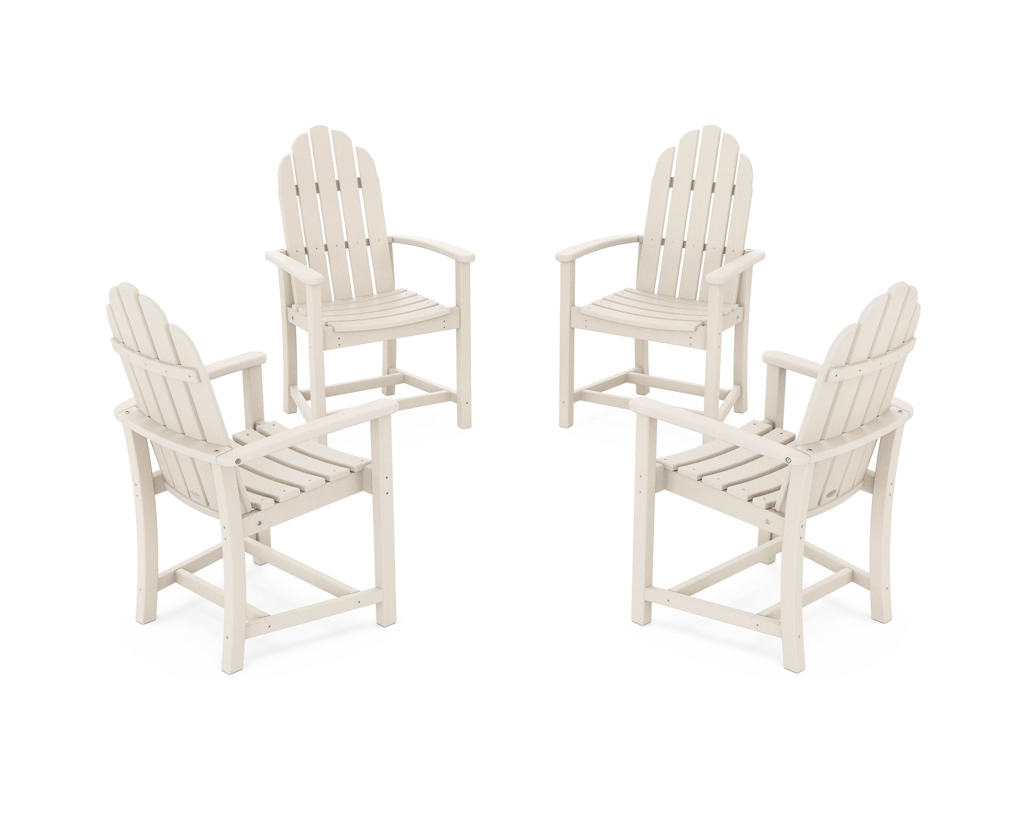 Classic 4-Piece Upright Adirondack Conversation Set