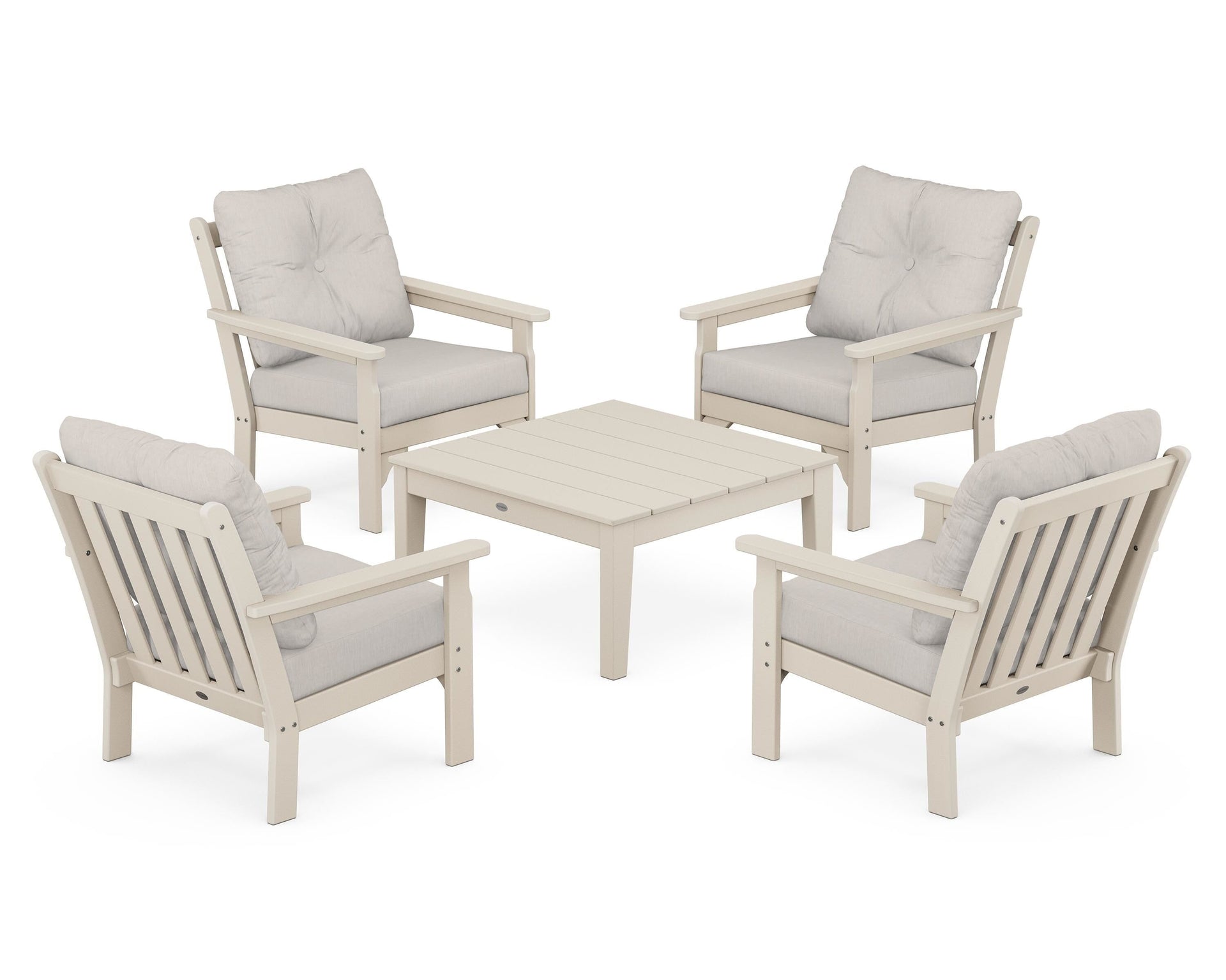 Vineyard 5-Piece Deep Seating Conversation Set