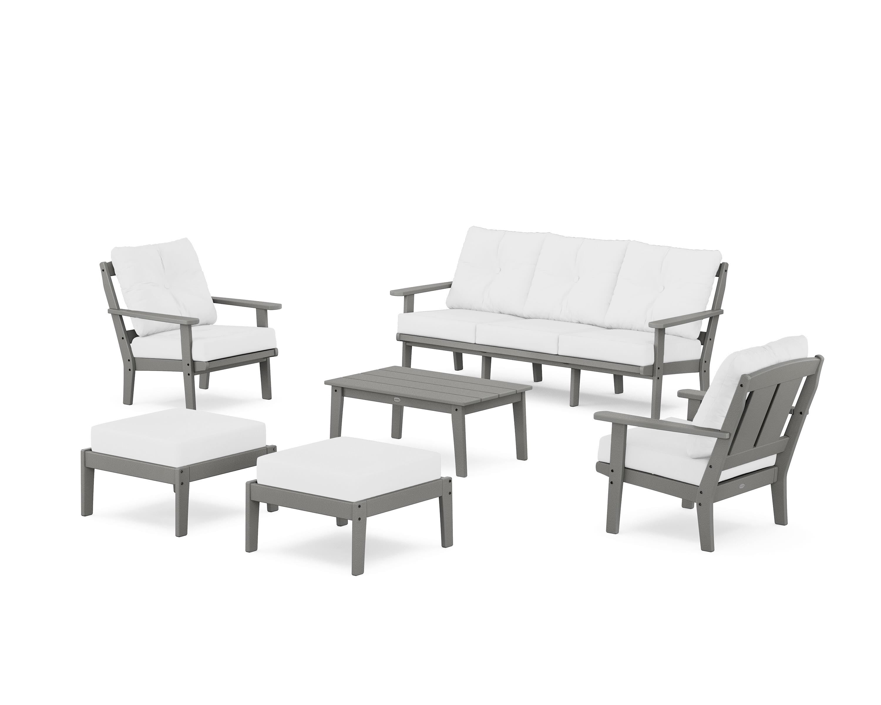 Mission 6-Piece Lounge Sofa Set