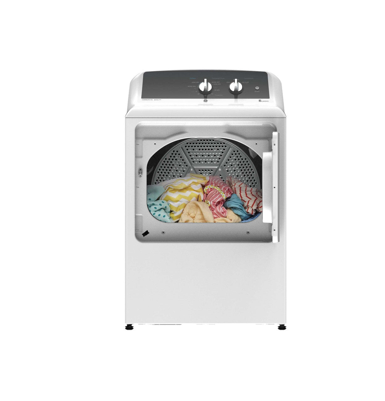 GE 6.2 cu. ft. Capacity Gas Dryer with Up To 120 ft. Venting and 5-yr Limited Warranty