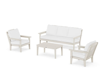 Cottage 4-Piece Deep Seating Set with Sofa