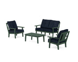 Prairie 4-Piece Deep Seating Set with Loveseat