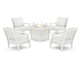 Wovendale 5-Piece Deep Seating Set with Fire Pit Table