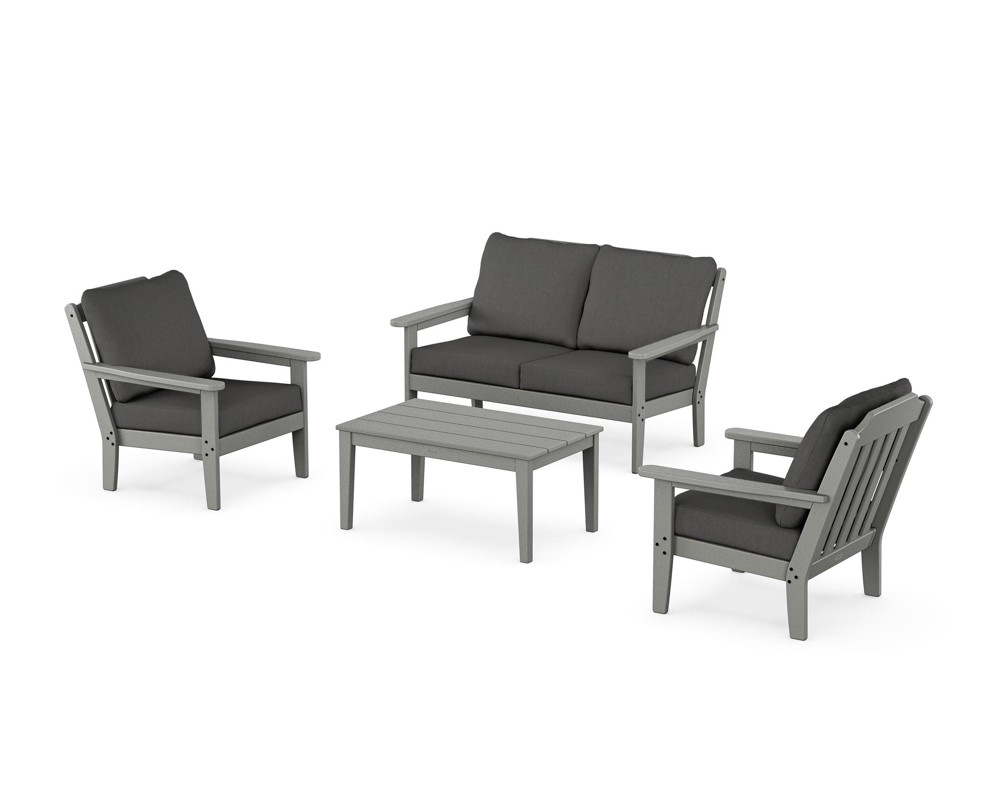Cottage 4-Piece Deep Seating Set with Loveseat