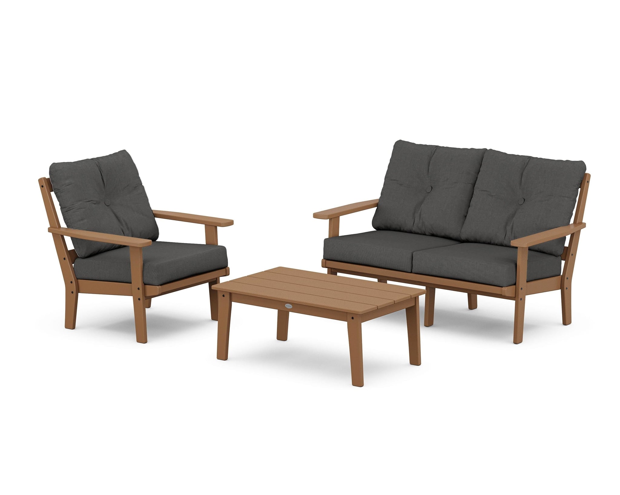 Prairie 3-Piece Deep Seating Set with Loveseat