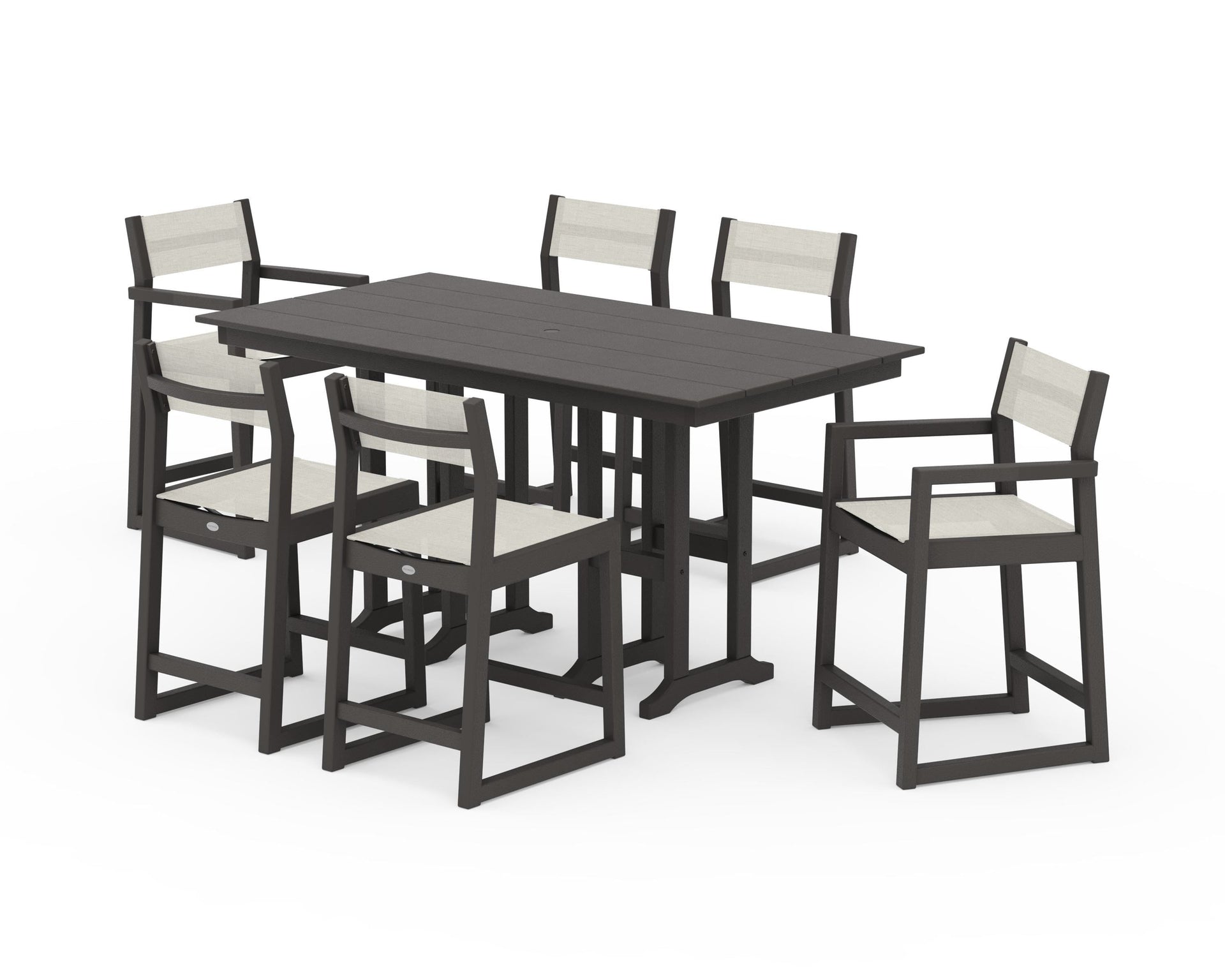 EDGE Sling 7-Piece Farmhouse Counter Set