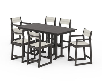 EDGE Sling 7-Piece Farmhouse Counter Set